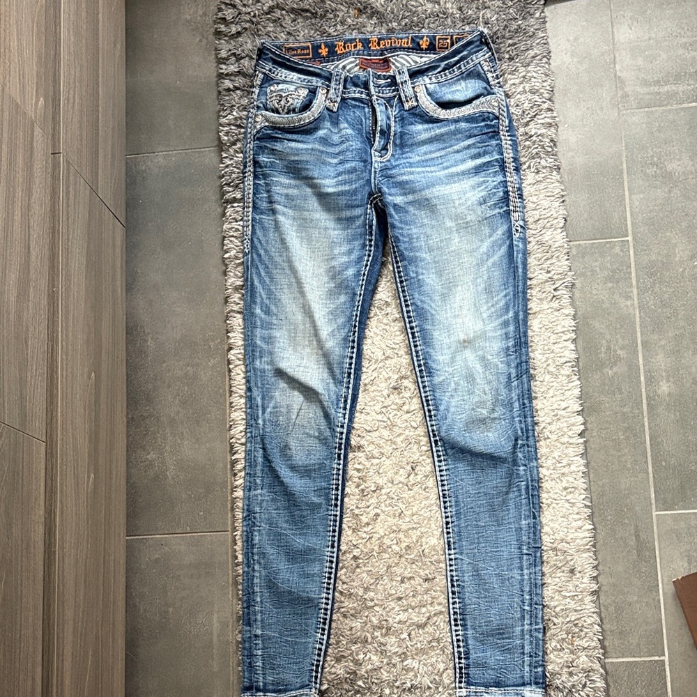 Rock Revival Light Blue Skinny Jeans